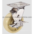 4inch Heavy-Duty Nylon Caster Wheel with Brake